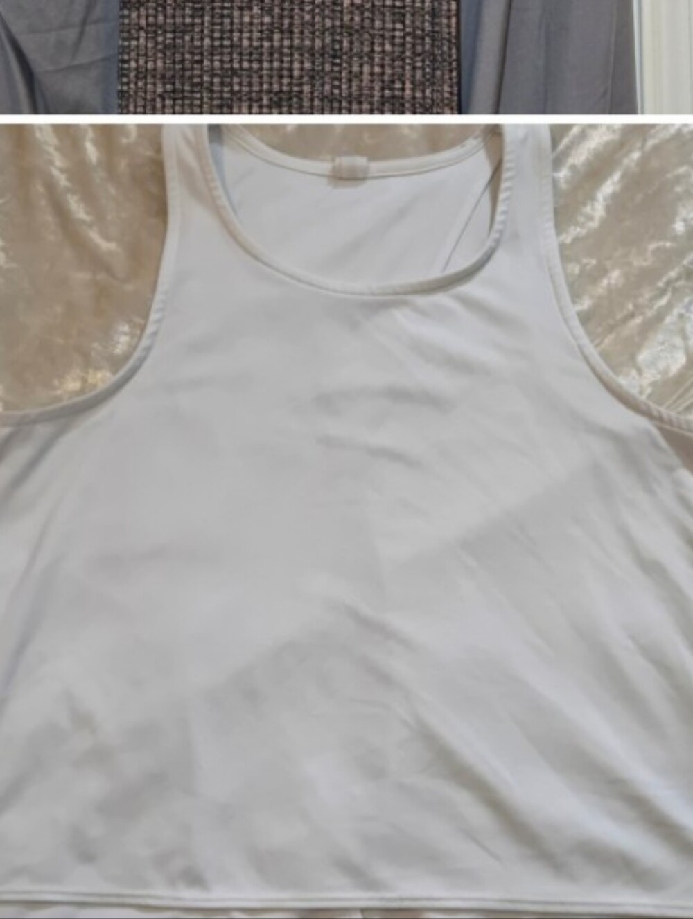 90 Degree by Reflex White Racerback Athletic Tank Women’s Medium